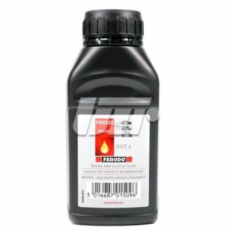 Гальмівна рідина fluid 230 dot-4 / 0,25 л / FERODO FBX025