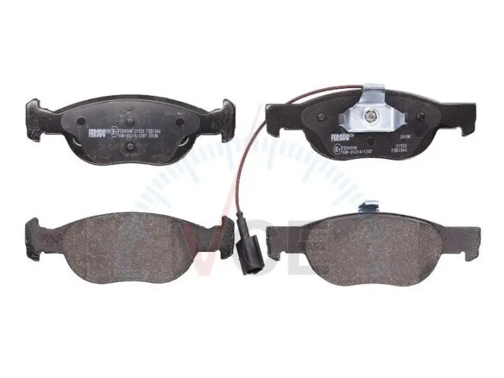 Фото 1 - Комплект тормозных колодок, дисковый тормоз FERODO FDB1040 Комплект тормозных колодок, дисковый тормоз FERODO FDB1040 (фото 1)