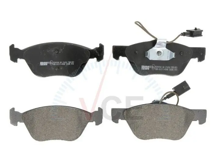 Комплект тормозных колодок, дисковый тормоз FERODO FDB1052 (фото 1)