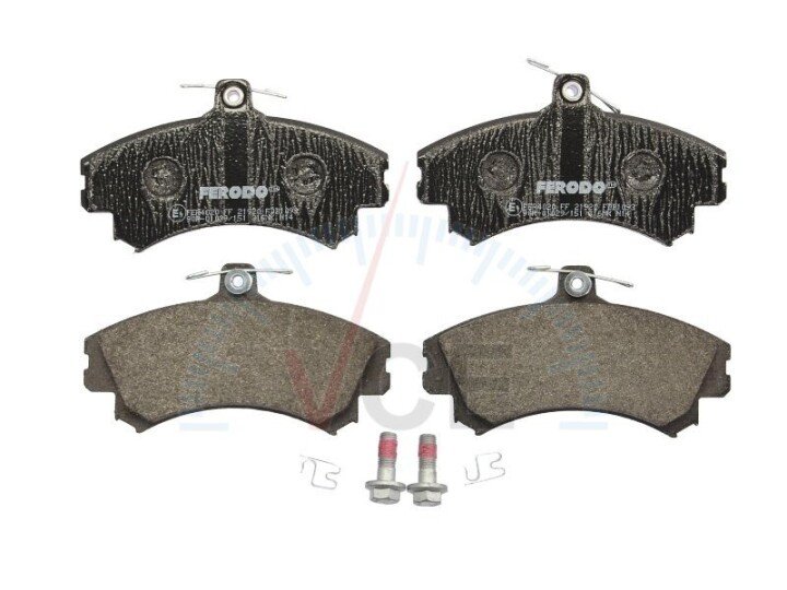 Комплект гальмівних колодок, дискове гальмо FERODO FDB1093 (фото 1)