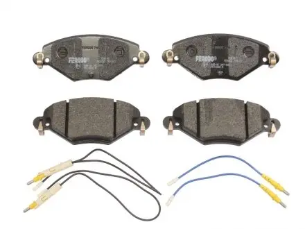 Комплект гальмівних колодок, дискове гальмо FERODO FDB1411