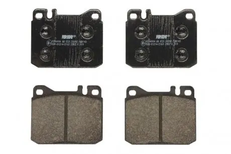 Комплект тормозных колодок, дисковый тормоз FERODO FDB143