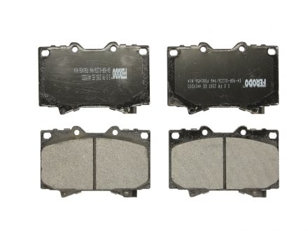 Комплект тормозных колодок, дисковый тормоз FERODO FDB1456 (фото 1)