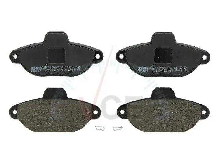 Фото 1 - Комплект тормозных колодок, дисковый тормоз FERODO FDB1630 Комплект тормозных колодок, дисковый тормоз FERODO FDB1630 (фото 1)