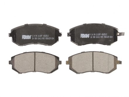 Комплект тормозных колодок, дисковый тормоз FERODO FDB1639 (фото 1)
