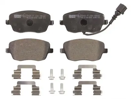 Комплект гальмівних колодок, дискове гальмо FERODO FDB1662