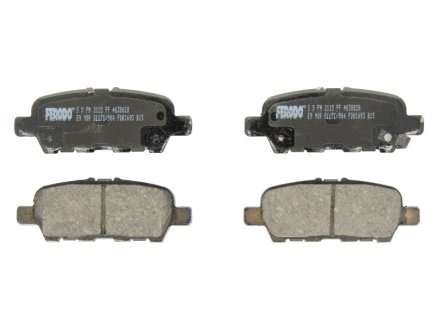 Колодки тормозные дисковые задние INFINITI EX 08-,FX 03-08,G седан 08-,G седан 02-;NISSAN CUBE (Z12) 1 FERODO FDB1693