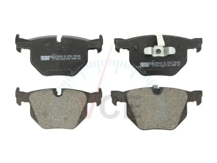 Фото 1 - Комплект гальмівних колодок, дискове гальмо FERODO FDB1808 Комплект гальмівних колодок, дискове гальмо FERODO FDB1808 (фото 1)
