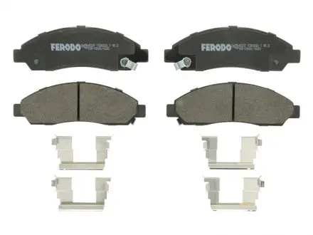 Комплект тормозных колодок, дисковый тормоз FERODO FDB1816