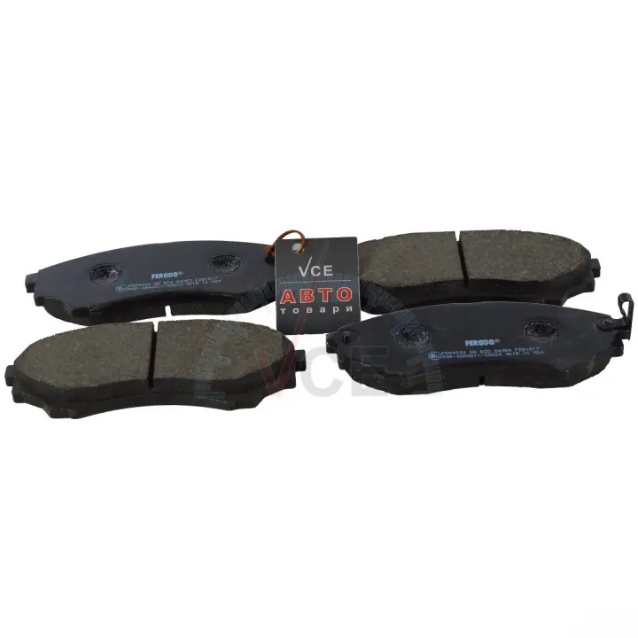 Фото 1 - Комплект тормозных колодок, дисковый тормоз FERODO FDB1817 Комплект тормозных колодок, дисковый тормоз FERODO FDB1817 (фото 1)