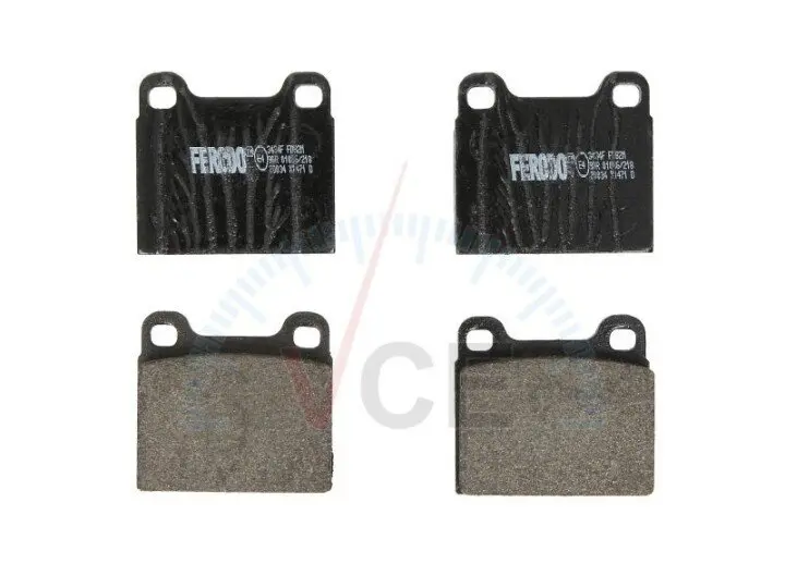 Комплект гальмівних колодок, дискове гальмо FERODO FDB2M (фото 1)