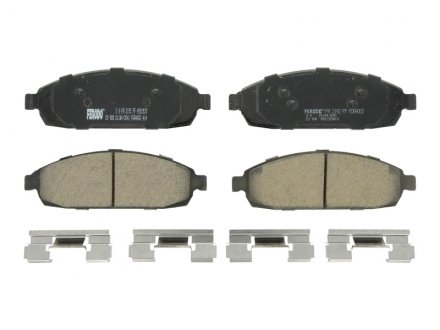 Комплект гальмівних колодок, дискове гальмо FERODO FDB4002 (фото 1)