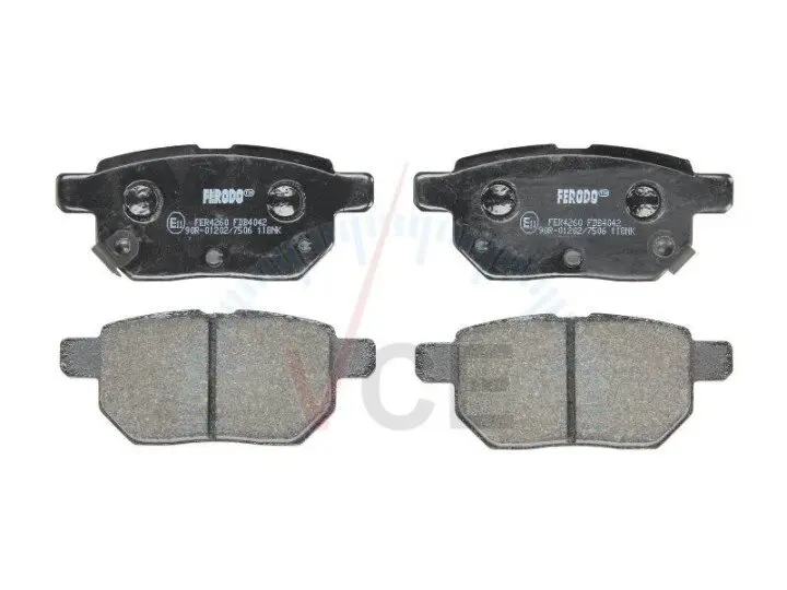 Комплект гальмівних колодок, дискове гальмо Toyota Auris та Corolla FERODO FDB4042 (фото 1)