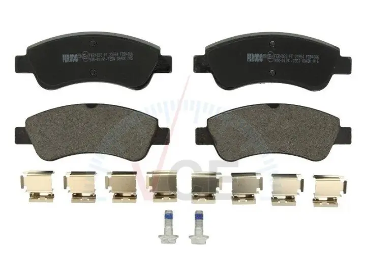 Комплект тормозных колодок, дисковый тормоз FERODO FDB4066 (фото 1)