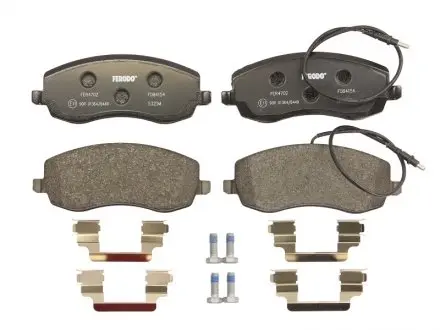 Комплект тормозных колодок, дисковый тормоз FERODO FDB4154
