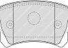 Комплект тормозных колодок, дисковый тормоз FERODO FDB4192 (фото 2)