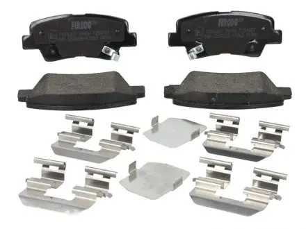 Комплект тормозных колодок, дисковый тормоз FERODO FDB4387