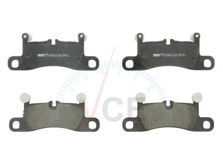 Комплект тормозных колодок, дисковый тормоз FERODO FDB4424 (фото 1)