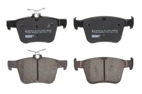 Комплект тормозных колодок, дисковый тормоз FERODO FDB4434