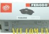 Комплект гальмівних колодок, дискове гальмо FERODO FDB4590 (фото 3)
