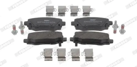 Гальмівні колодки дискові (комплект 4 шт) FERODO FDB4883