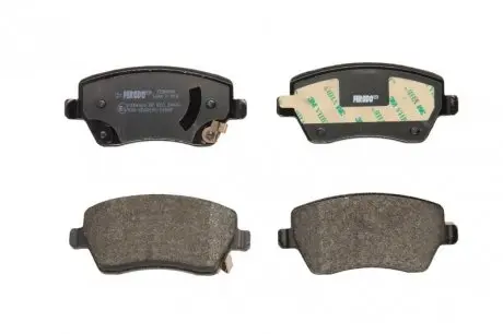 Комплект тормозных колодок, дисковый тормоз FERODO FDB4966