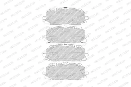 Комплект тормозных колодок, дисковый тормоз FERODO FDB4967