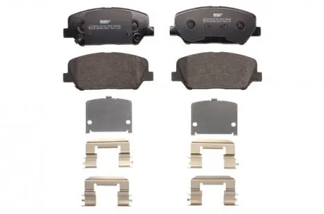 Комплект тормозных колодок, дисковый тормоз FERODO FDB4984