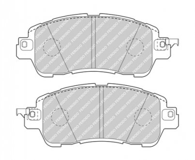Комплект тормозных колодок, дисковый тормоз FERODO FDB5015 (фото 1)