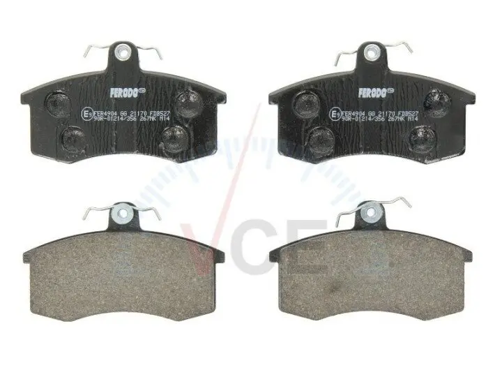 Комплект тормозных колодок, дисковый тормоз FERODO FDB527 (фото 1)