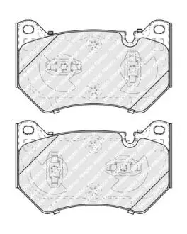 Тормозные колодки (передние) FERODO FDB5291