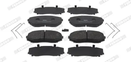 Колодки гальмівні (передні) FERODO FDB5433