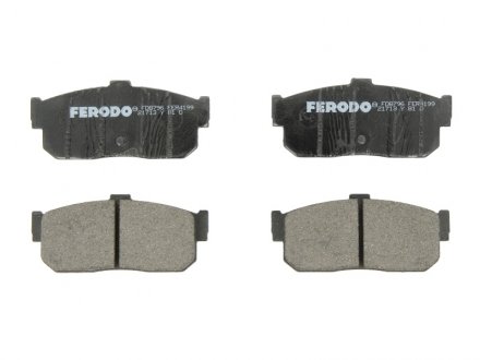 Комплект тормозных колодок, дисковый тормоз FERODO FDB796 (фото 1)