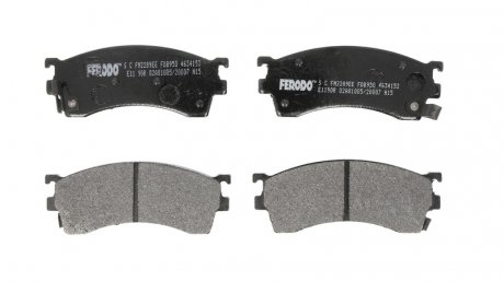 Комплект тормозных колодок, дисковый тормоз FERODO FDB950 (фото 1)
