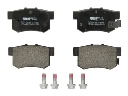 Комплект гальмівних колодок, дискове гальмо FERODO FDB956
