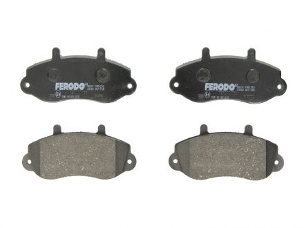 Комплект тормозных колодок, дисковый тормоз FERODO FVR1292 (фото 1)