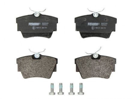 Комплект тормозных колодок, дисковый тормоз FERODO FVR1516