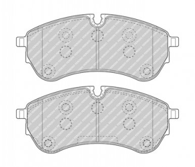 Гальмівні колодки дискові. FERODO FVR5067 (фото 1)