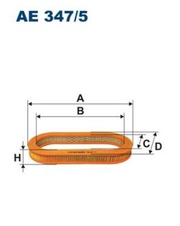 Воздушный фильтр FILTRON AE347/5