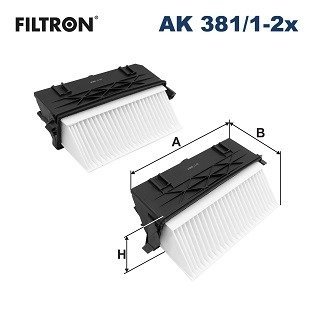 Воздушный фильтр FILTRON AK381/1-2X