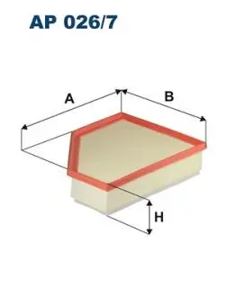 Повітряний фільтр FILTRON AP026/7