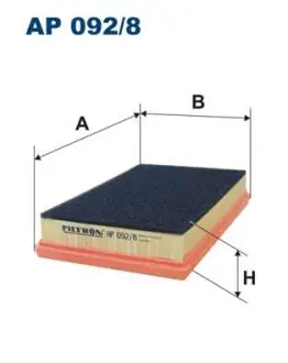 Воздушный фильтр FILTRON AP092/8