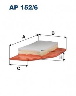 Воздушный фильтр FILTRON AP152/6