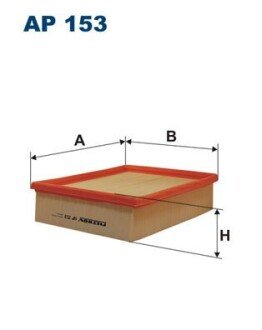 Повітряний фільтр FILTRON AP153