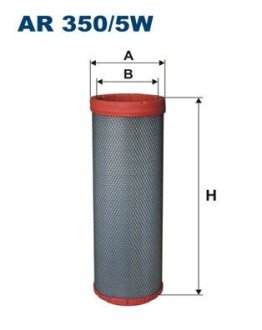 Фільтр додаткового повітря FILTRON AR350/5W