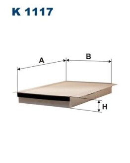 Фильтр салона FILTRON K1117