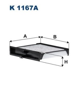 Фильтр салона FILTRON K1167A