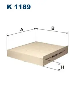 Фильтр салона FILTRON K1189