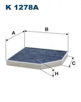 Фільтр салону FILTRON K1278A