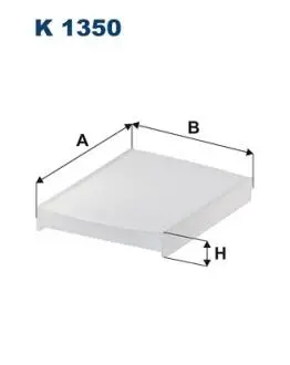 Фильтр салона FILTRON K1350